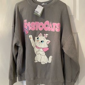 Disney Aristocats crewneck nwt